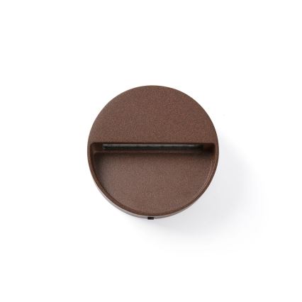 FARO 71962 - LED schodiskové svietidlo DUNE LED/3W/230V 2200/2700/3200/4000K IP65 hnedé okrúhle