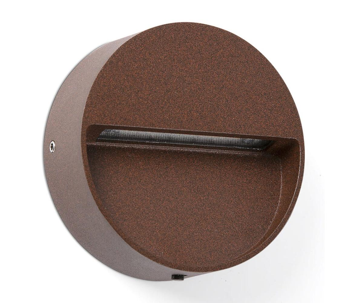 FARO Barcelona FARO 71962- LED schodové svietidlo DUNE LED/3W/230V 2200/2700/3200/4000K IP65 hnedé 71962