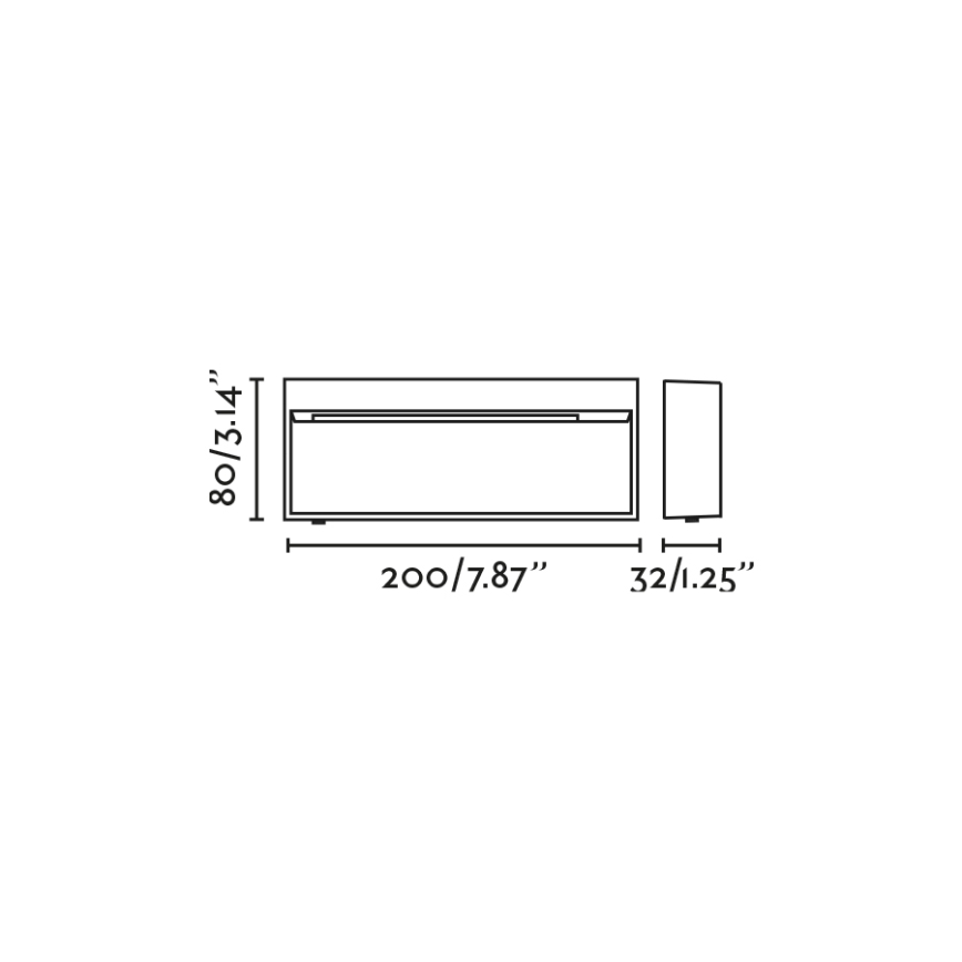 FARO 71968 - LED schodiskové svietidlo DUNE LED/6W/230V 2200/2700/3200/4000K IP65 hnedá obdĺžnik