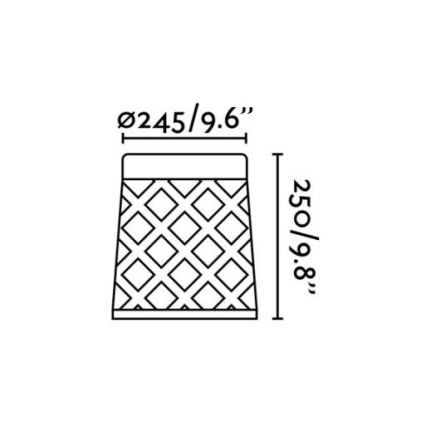 FARO 72311 - LED Vonkajšia lampa SHADOW LED/10W/230V IP65