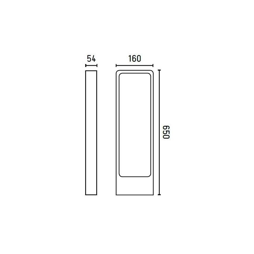 FARO 75520 - LED Vonkajšia lampa DAS LED/5W/230V IP54
