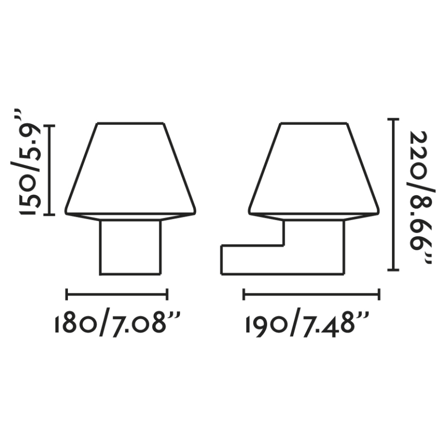 FARO - Vonkajšie nástenné svietidlo APLIQUE 1xE27/15W/230V IP44
