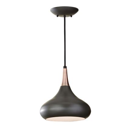 Feiss - Závesný luster BESO na lanku 1xE27/60W/230V pr. 25,4 cm čierna/medená