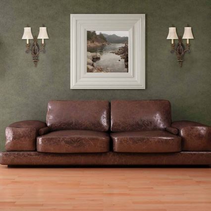 Feiss - Nástenné svietidlo DRAWING ROOM 2xE14/60W/230V