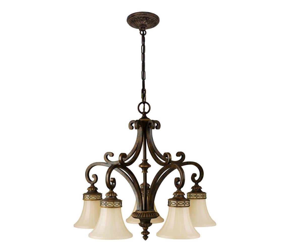 Elstead Feiss FE-DRAWING-ROOM5 - Luster na reťazi DRAWING ROOM 5xE27/60W/230V