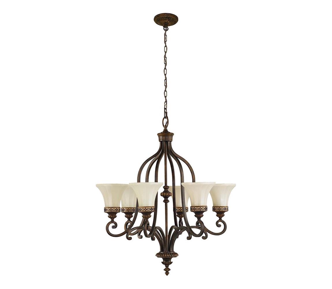 Elstead Feiss FE-DRAWING-ROOM6 - Luster na reťazi DRAWING ROOM 6xE27/60W/230V