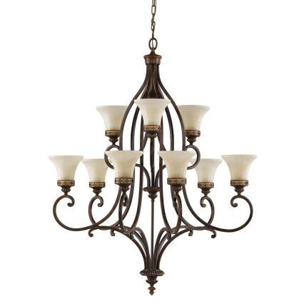 Feiss - Luster na reťazi DRAWING ROOM 9xE27/60W/230V