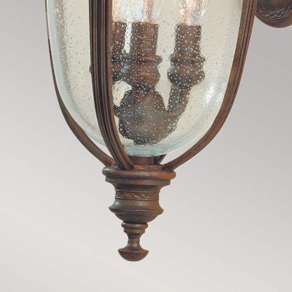 Feiss - Vonkajšie nástenné svietidlo ENGLISH BRIDLE 3xE14/60W/230V IP44
