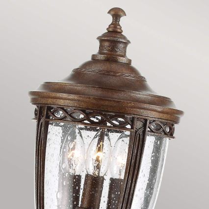 Feiss - Vonkajšia lampa ENGLISH BRIDLE 3xE14/60W/230V IP44