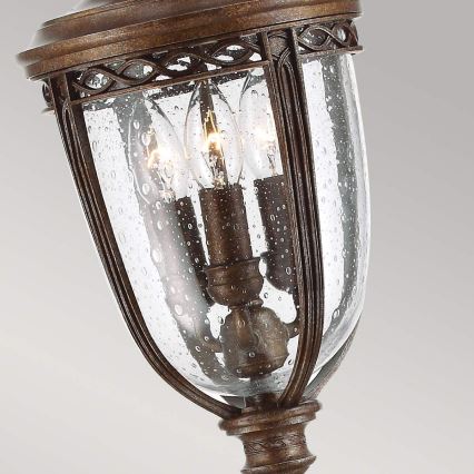 Feiss - Vonkajšia lampa ENGLISH BRIDLE 3xE14/60W/230V IP44