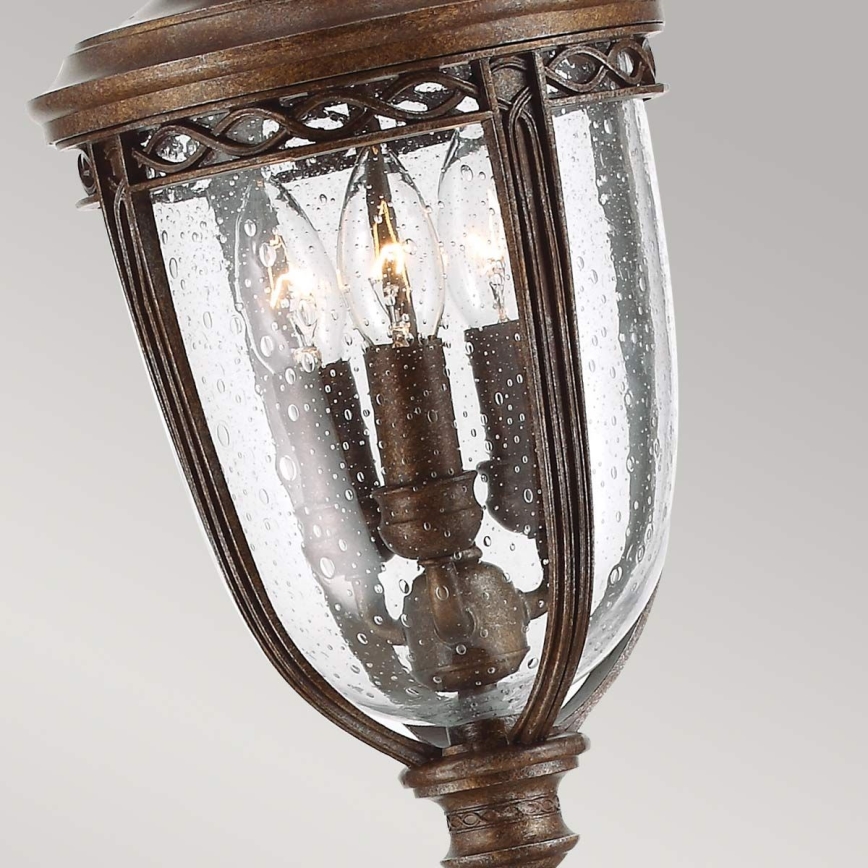 Feiss - Vonkajšia lampa ENGLISH BRIDLE 3xE14/60W/230V IP44
