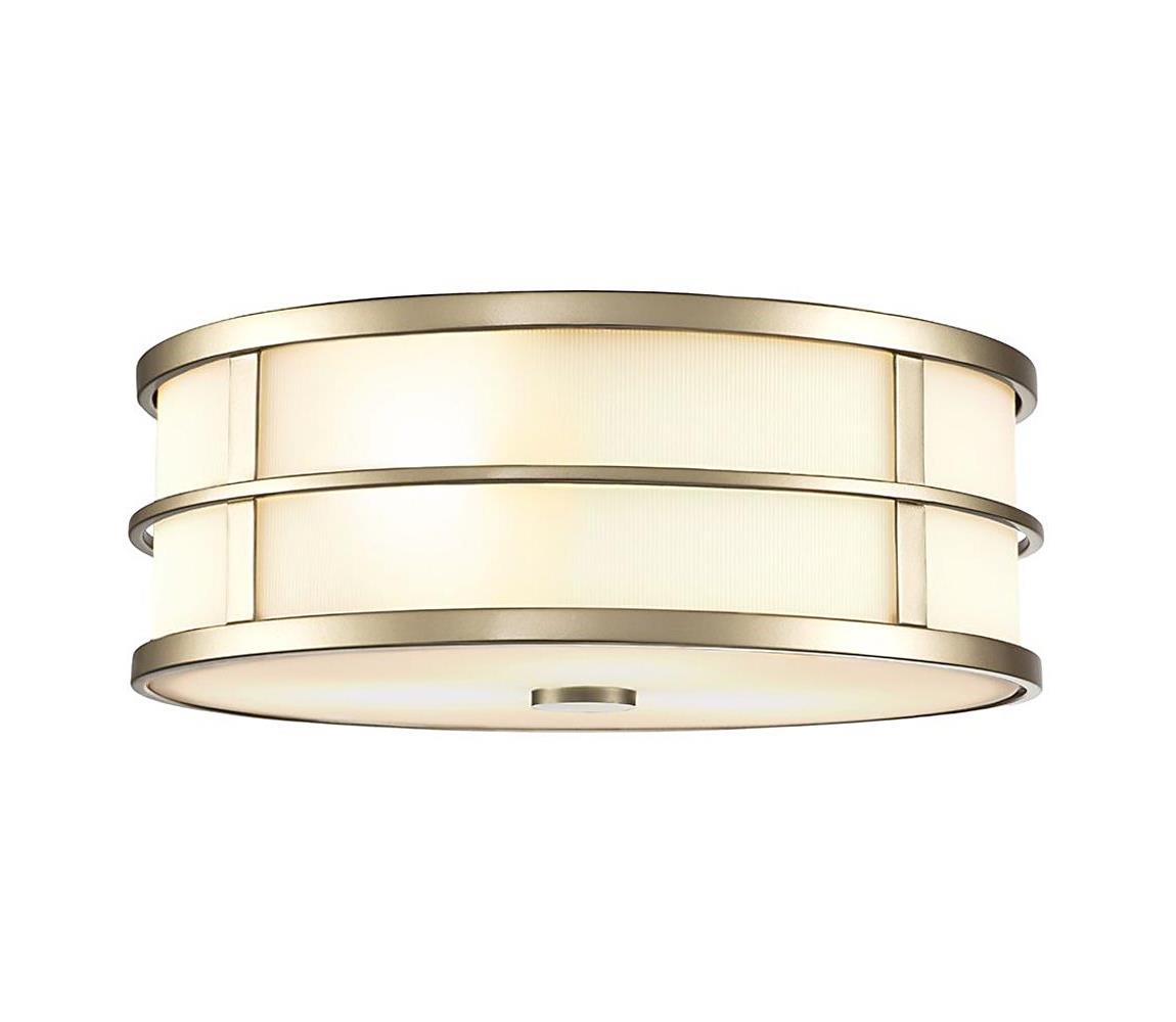 Elstead Feiss FE-FUSION-F-PNBR - Stropné svietidlo FUSION 3xE27/40W/230V priemer 34,3 cm zlaté FE-FUSION-F-PNBR