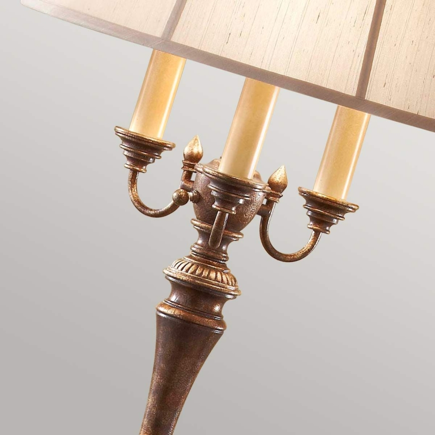 Feiss - Stojacia lampa GIBSON 4xE27/60W/230V