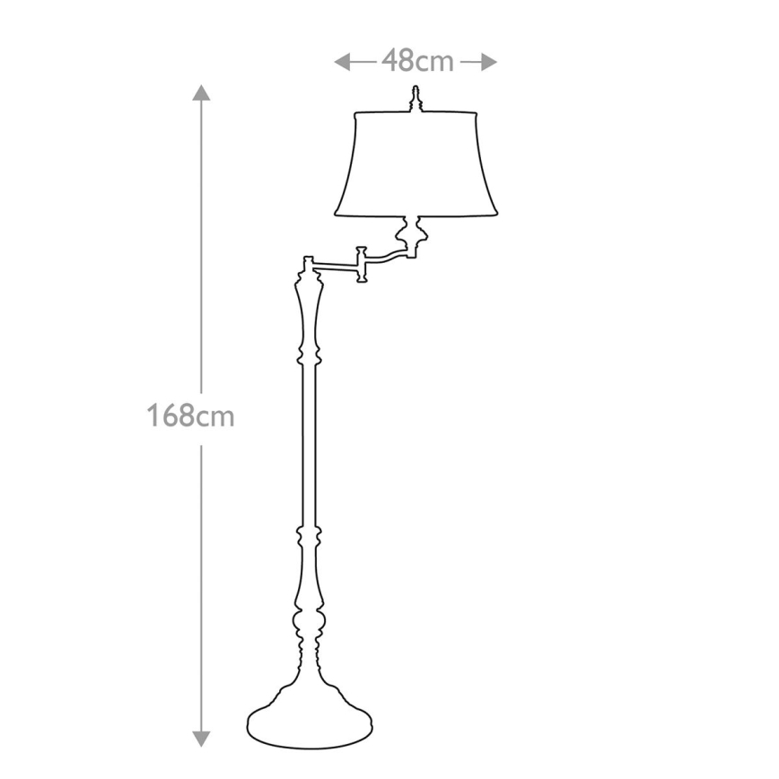 Feiss - Stojacia lampa GIBSON 1xE27/60W/230V