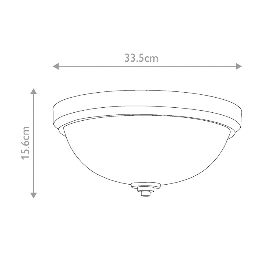 Feiss - Kúpeľňové stropné svietidlo MALIBU 2xE27/60W/230V IP44