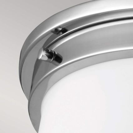 Feiss - Kúpeľňové stropné svietidlo PAYNE 2xE27/60W/230V IP44 matný chróm