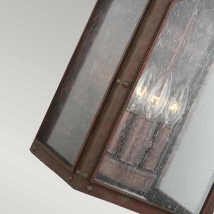 Feiss - Vonkajšie nástenné svietidlo RANDHURST 3xE14/40W/230V IP44