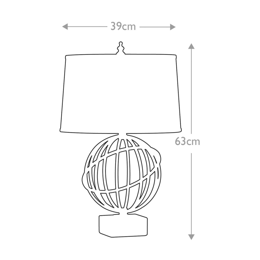 Feiss - Stolná lampa SPENCER 1xE27/60W/230V
