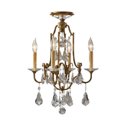 Feiss - Luster na reťazi VALENTINA 4xE14/60W/230V