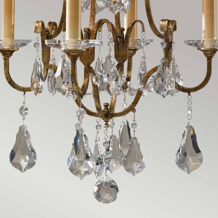Feiss - Luster na reťazi VALENTINA 4xE14/60W/230V