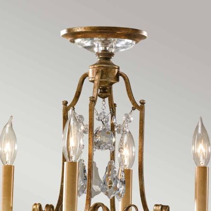 Feiss - Luster na reťazi VALENTINA 4xE14/60W/230V