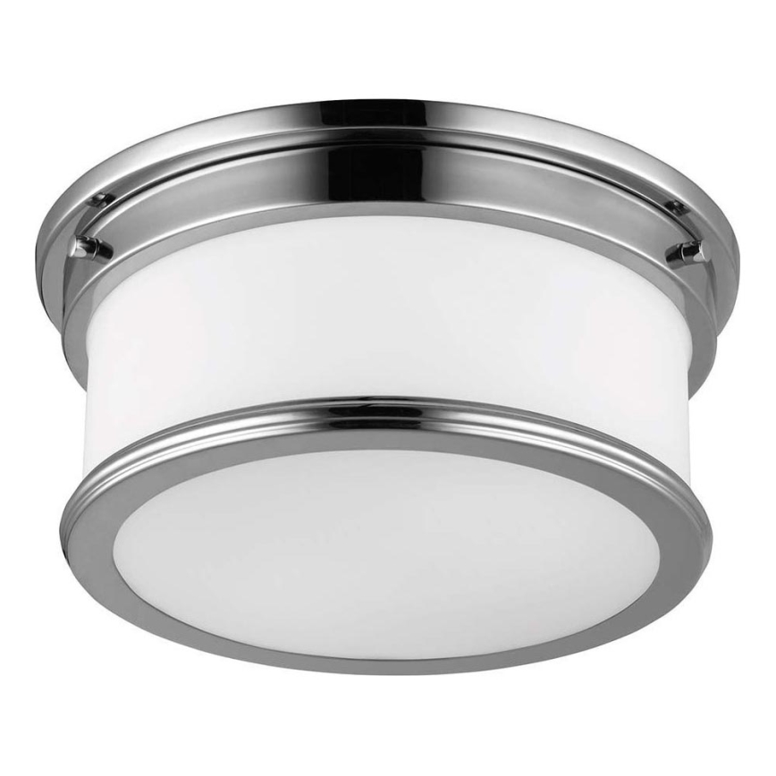 Feiss - Kúpeľňové stropné svietidlo PAYNE 2xE27/60W/230V IP44 matný chróm