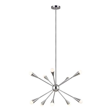 Feiss - LED Luster na tyči JAX 10xG9/3W/230V lesklý chróm