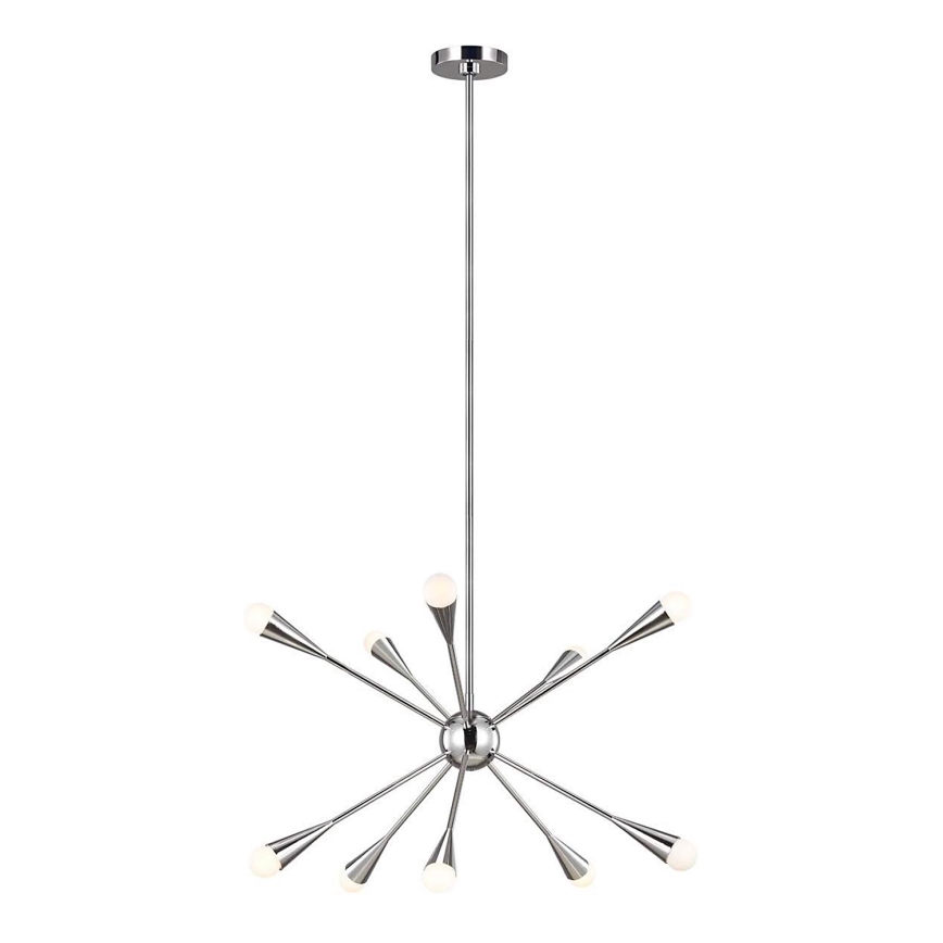 Feiss - LED Luster na tyči JAX 10xG9/3W/230V lesklý chróm