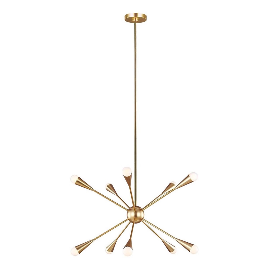 Feiss - LED Luster na tyči JAX 10xG9/3W/230V zlatá