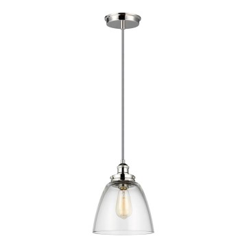 Feiss - Luster na lanku BASKIN 1xE27/60W/230V lesklý chróm