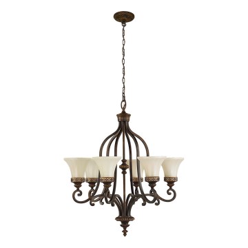 Feiss - Luster na reťazi DRAWING ROOM 6xE27/60W/230V
