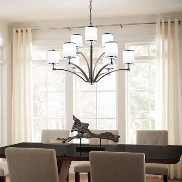 Feiss - Luster na reťazi PROSPECT PARK 9xE27/60W/230V