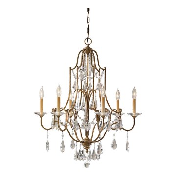 Feiss - Luster na reťazi VALENTINA 6xE14/60W/230V