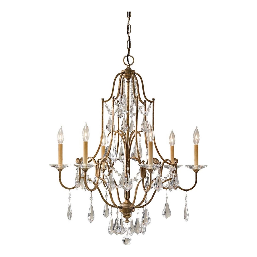 Feiss - Luster na reťazi VALENTINA 6xE14/60W/230V