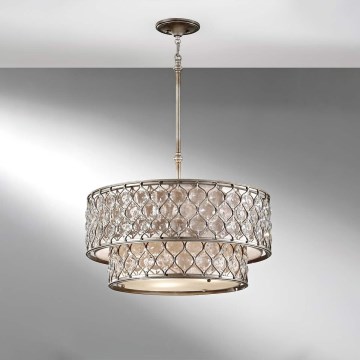 Feiss - Luster na tyči LUCIA 6xE27/60W/230V