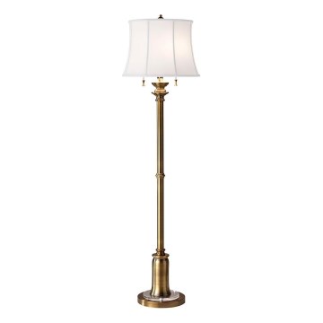 Feiss - Stojacia lampa STATEROOM 2xE27/60W/230V mosadz