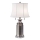 Feiss - Stolná lampa STATEROOM 2xE27/60W/230V strieborná