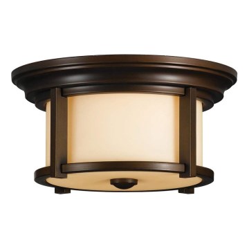 Feiss - Vonkajšie stropné svietidlo MERRIL 2xE27/60W/230V IP44