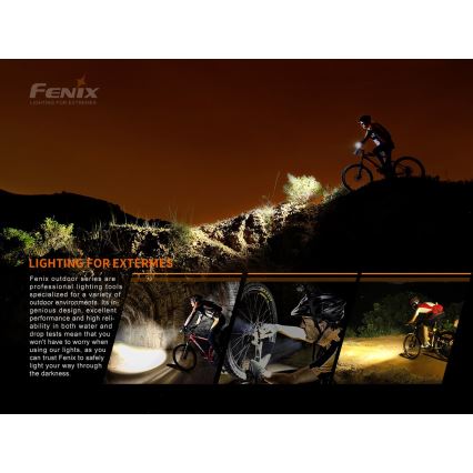 Fenix BC05RV20 - LED Nabíjacie svetlo na bicykel LED/USB IP66 15 lm 120 h