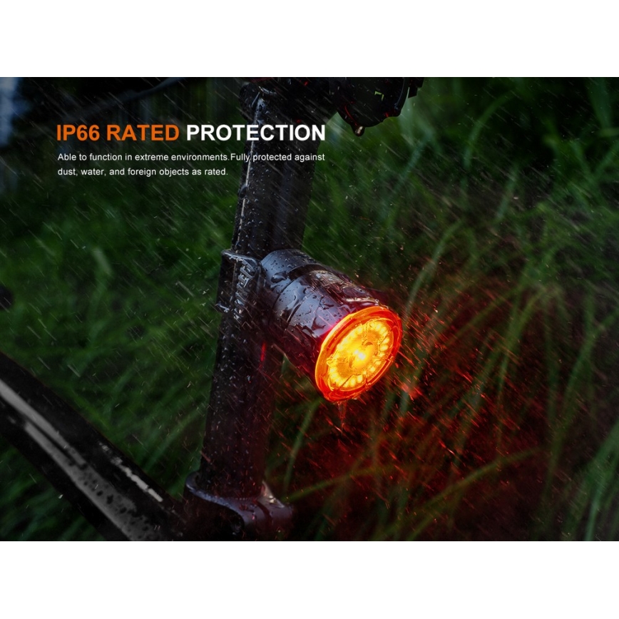Fenix BC06R - LED Stmievateľná nabíjacia blikačka na bicykel LED/USB IP66 90 lm 24,5 h