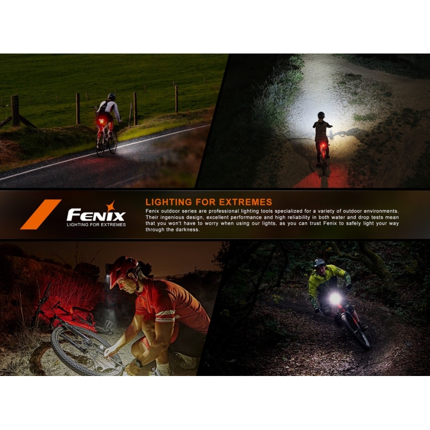 Fenix BC06R - LED Stmievateľná nabíjacia blikačka na bicykel LED/USB IP66 90 lm 24,5 h