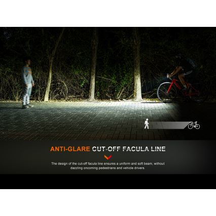 Fenix BC15R - LED Stmievateľné nabíjacie svietidlo na bicykel LED/USB IP66 400 lm 31,5 h