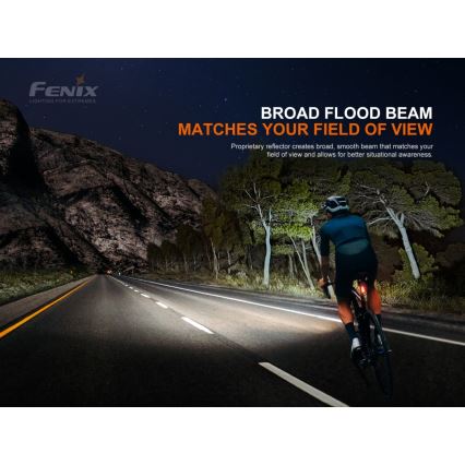 Fenix BC21RV30 - LED Nabíjacie svetlo na bicykel LED/USB IP68 1200 lm 33 h