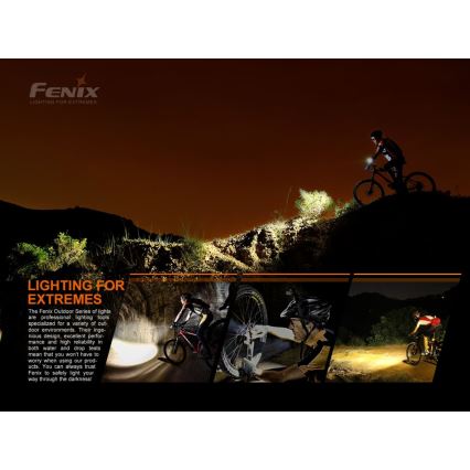 Fenix BC21RV30 - LED Nabíjacie svetlo na bicykel LED/USB IP68 1200 lm 33 h