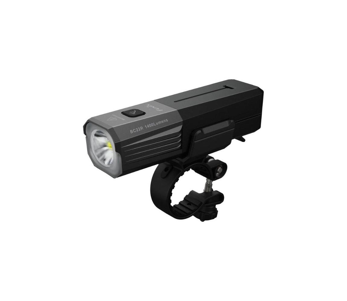 Fenix BC22R-LED Stmievateľné nabíjateľné cyklistické svetlo LED/USB 3400mAh IP66 1400lm 41h čierne BC22R
