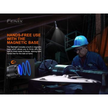 Fenix C7 - LED Stmievateľná nabíjacia baterka 1xLED/1x21700 IP68 3000 lm 68 h