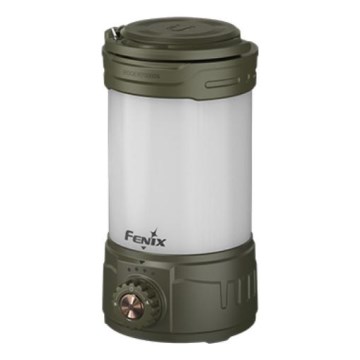 Fenix CL26RPROOLI - LED Stmievateľná prenosná nabíjacia lampa LED/USB IP66 650 lm 408 h zelená