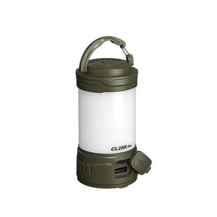 Fenix CL26RPROOLI - LED Stmievateľná prenosná nabíjacia lampa LED/USB IP66 650 lm 408 h zelená