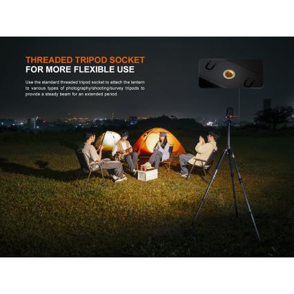 Fenix CL27RGRE - LED Stmievateľné nabíjacie svietidlo LED/USB IP66 1600 lm 285 h