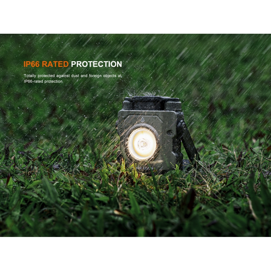 Fenix CL27RGRE - LED Stmievateľné nabíjacie svietidlo LED/USB IP66 1600 lm 285 h